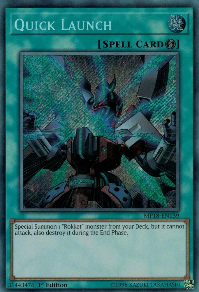 Quick Launch (MP18-EN139) - Secret Rare