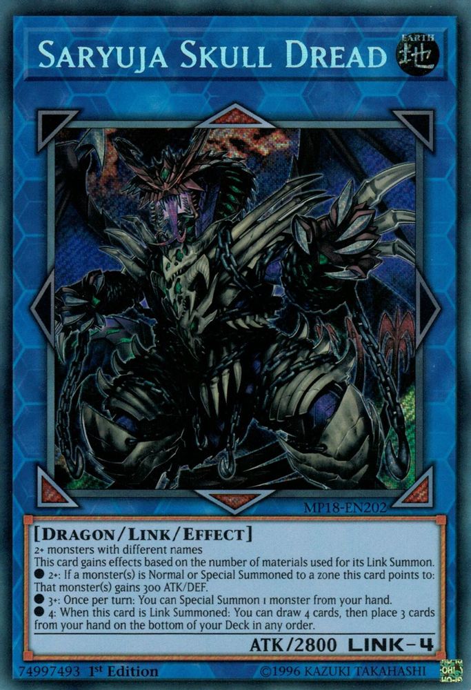 Saryuja Skull Dread (MP18-EN202) - Secret Rare