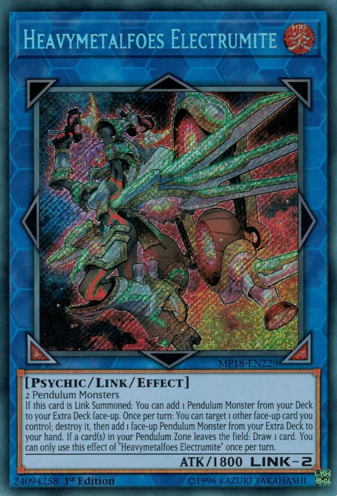 Heavymetalfoes Electrumite (MP18-EN229) - Secret Rare