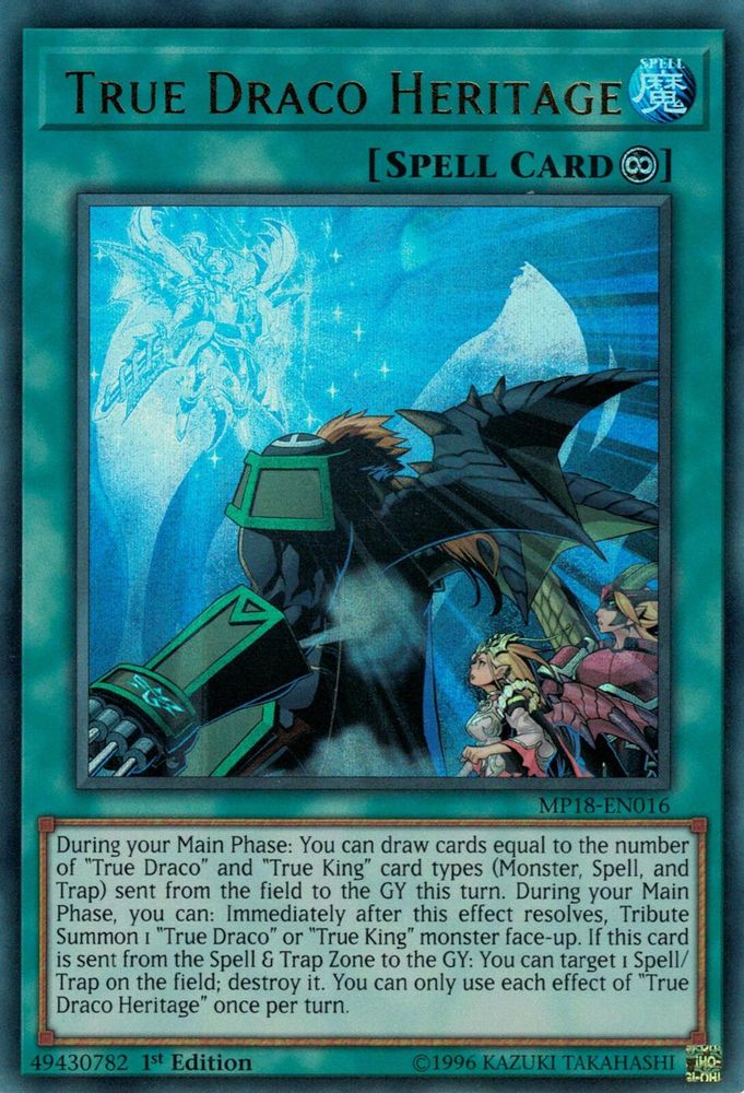 True Draco Heritage (MP18-EN016) - Ultra Rare