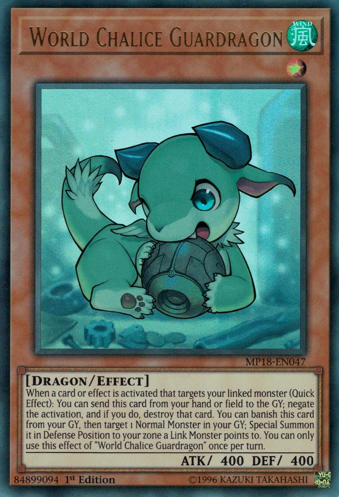 World Chalice Guardragon (MP18-EN047) - Ultra Rare