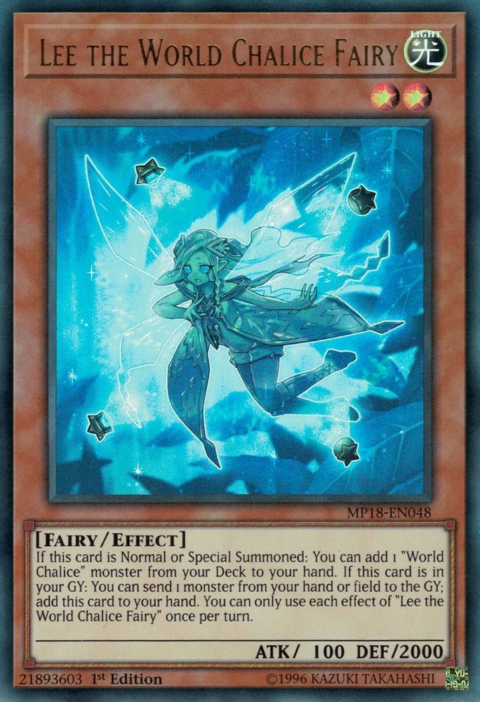 Lee the World Chalice Fairy (MP18-EN048) - Ultra Rare