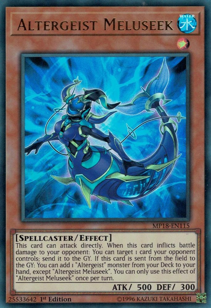 Altergeist Meluseek (MP18-EN115) - Ultra Rare