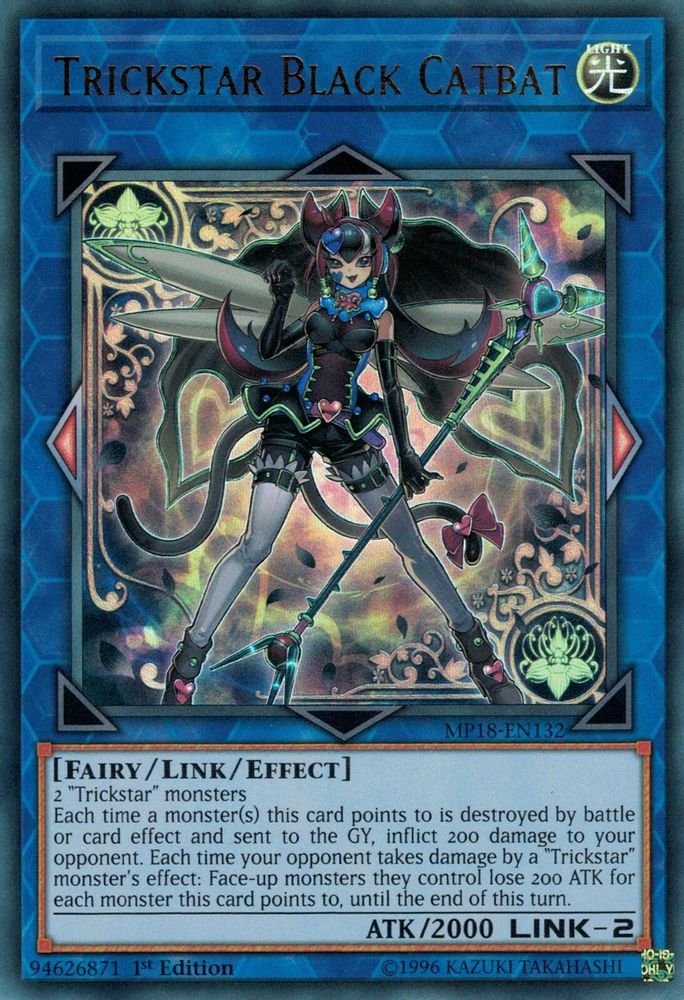 Trickstar Black Catbat (MP18-EN132) - Ultra Rare