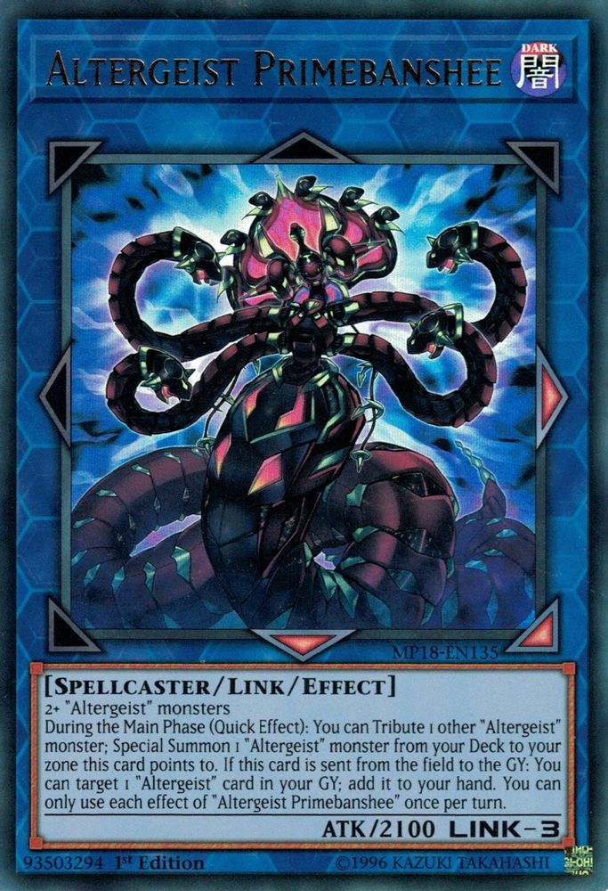 Altergeist Primebanshee (MP18-EN135) - Ultra Rare