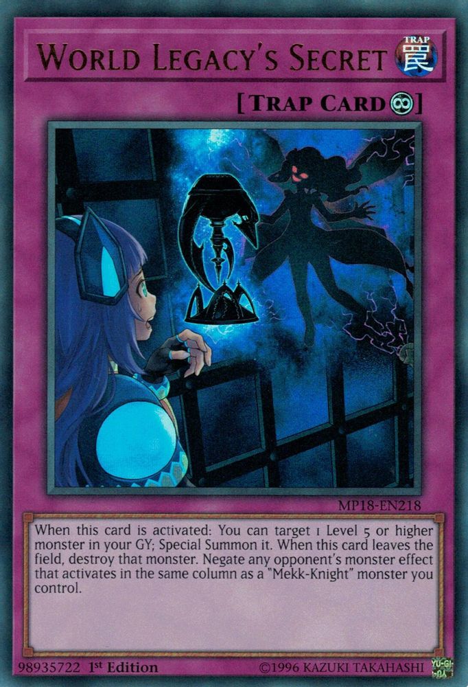 World Legacy's Secret (MP18-EN218) - Ultra Rare