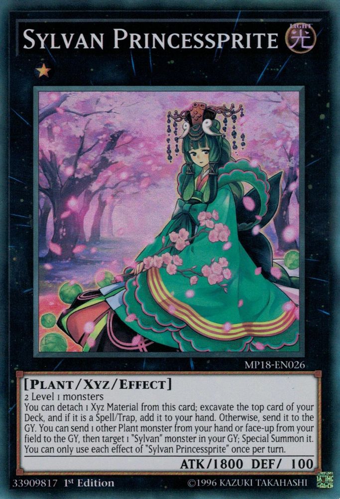Sylvan Princessprite (MP18-EN026) - Super Rare