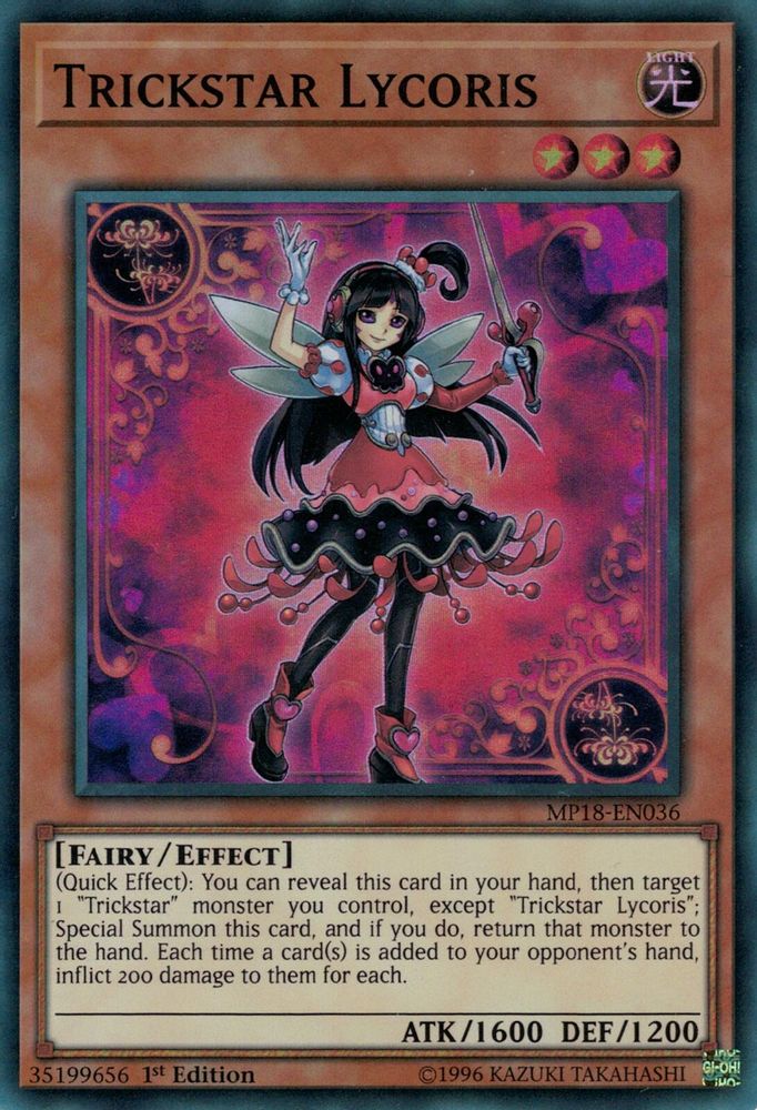 Trickstar Lycoris (MP18-EN036) - Super Rare