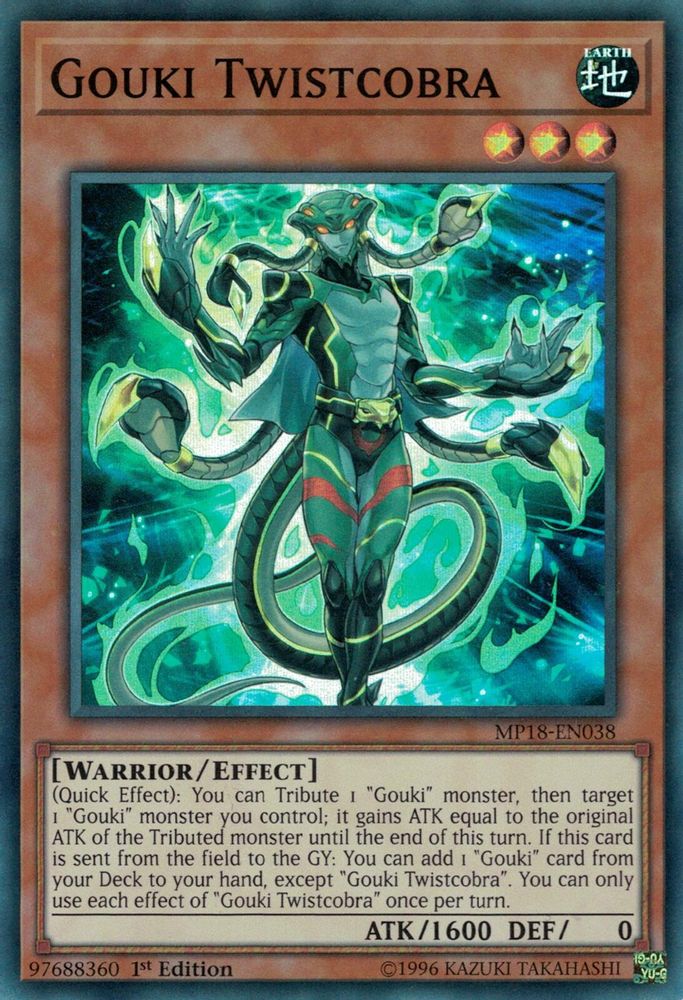 Gouki Twistcobra (MP18-EN038) - Super Rare