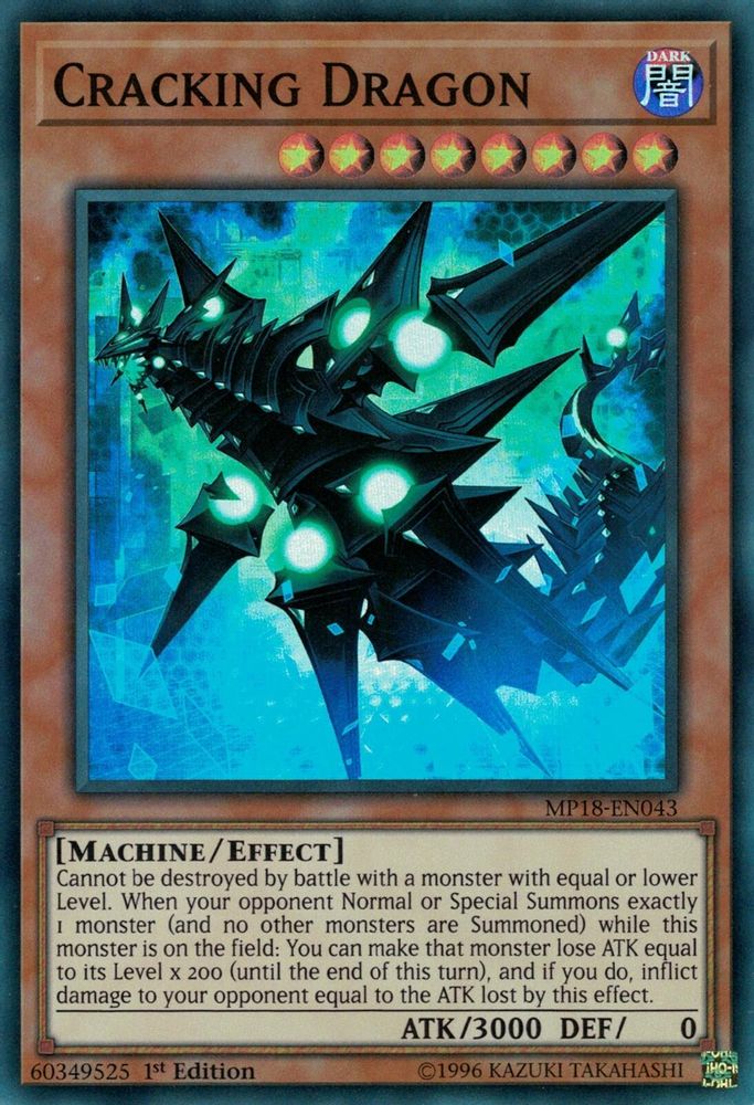 Cracking Dragon (MP18-EN043) - Super Rare