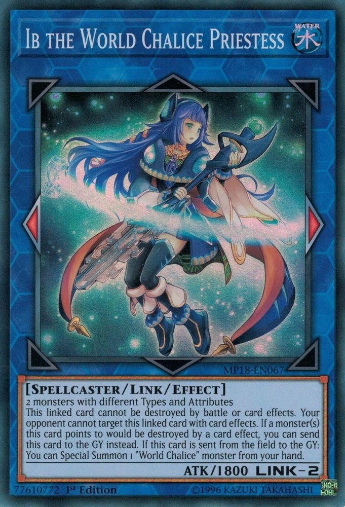 Ib the World Chalice Priestess (MP18-EN067) - Super Rare