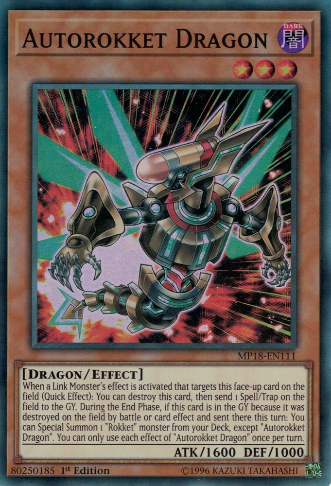 Autorokket Dragon (MP18-EN111) - Super Rare