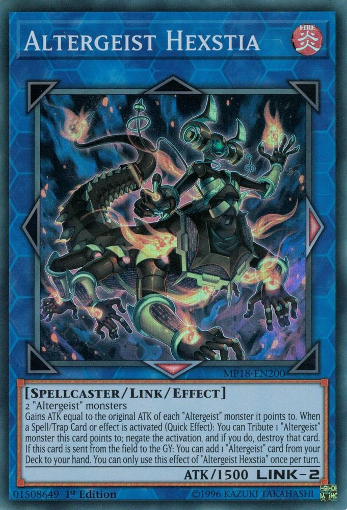 Altergeist Hexstia (MP18-EN200) - Super Rare