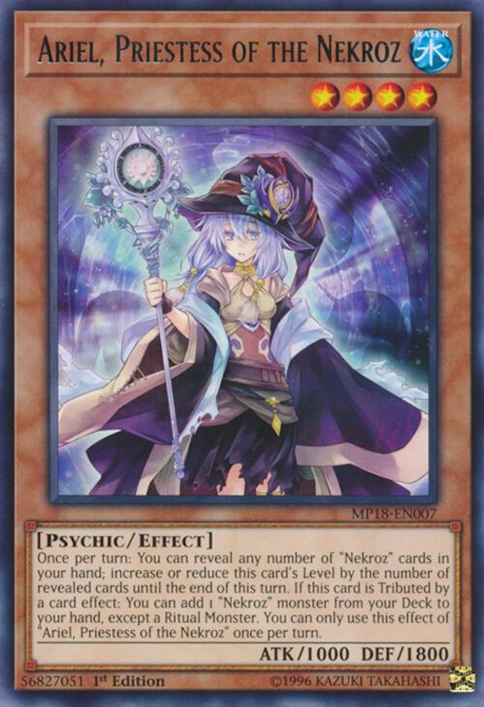 Ariel, Priestess of the Nekroz (MP18-EN007) - Rare