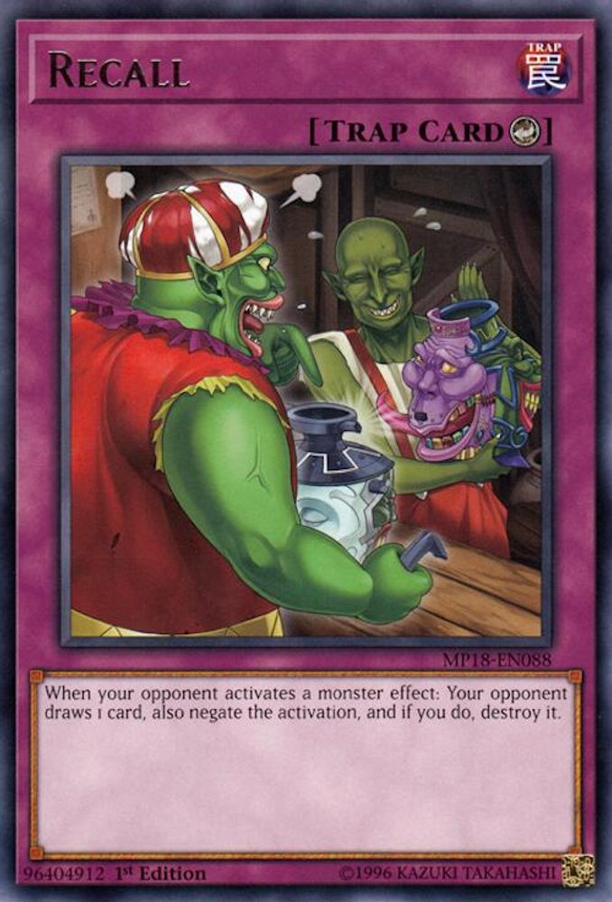 Recall (MP18-EN088) - Rare