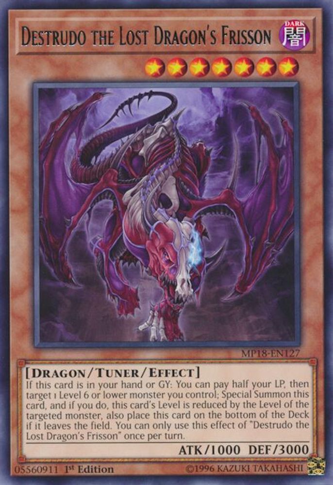 Destrudo the Lost Dragon's Frisson (MP18-EN127) - Rare