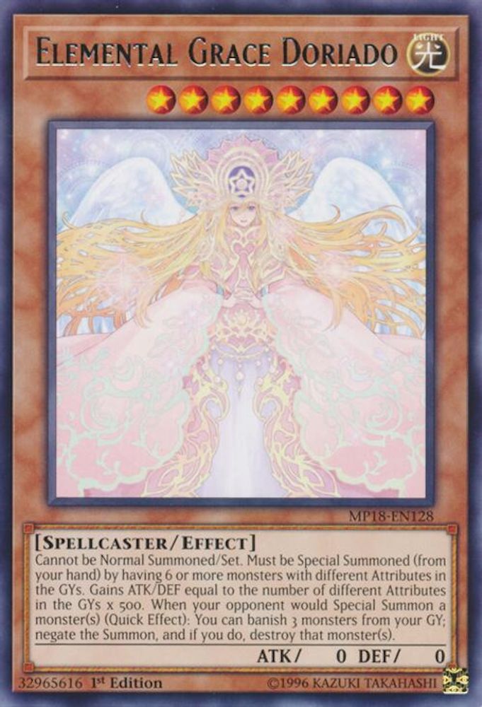 Elemental Grace Doriado (MP18-EN128) - Rare