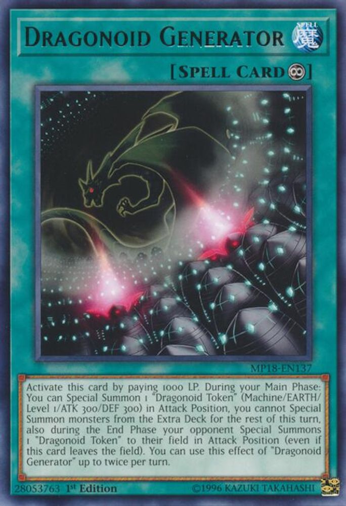 Dragonoid Generator (MP18-EN137) - Rare