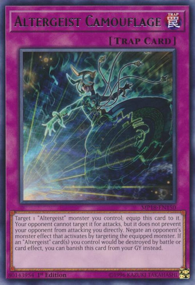 Altergeist Camouflage (MP18-EN150) - Rare