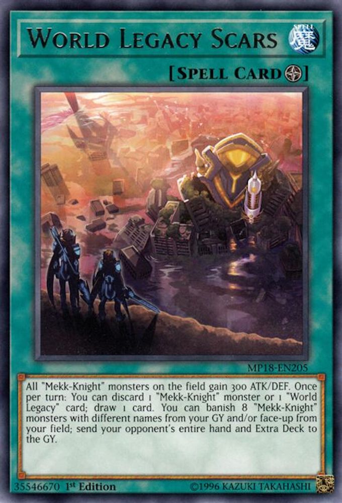 World Legacy Scars (MP18-EN205) - Rare
