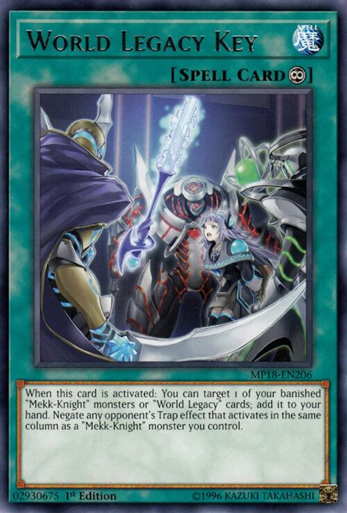 World Legacy Key (MP18-EN206) - Rare