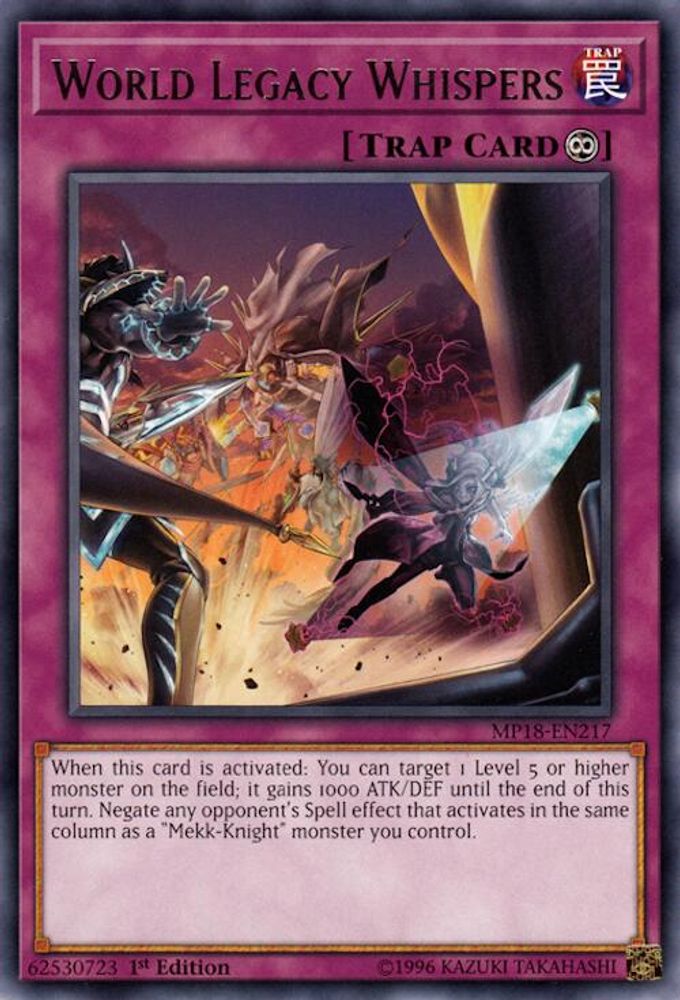 World Legacy Whispers (MP18-EN217) - Rare