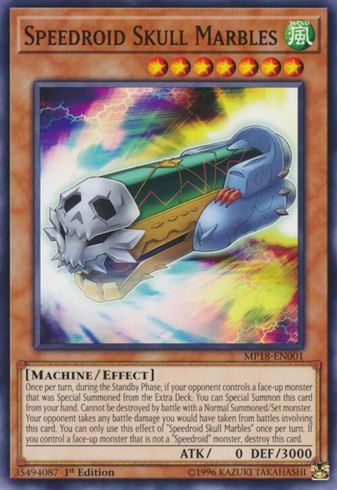 Speedroid Skull Marbles (MP18-EN001) - Common