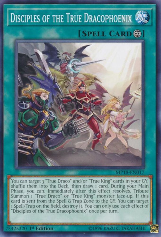 Disciples of the True Dracophoenix (MP18-EN017) - Common