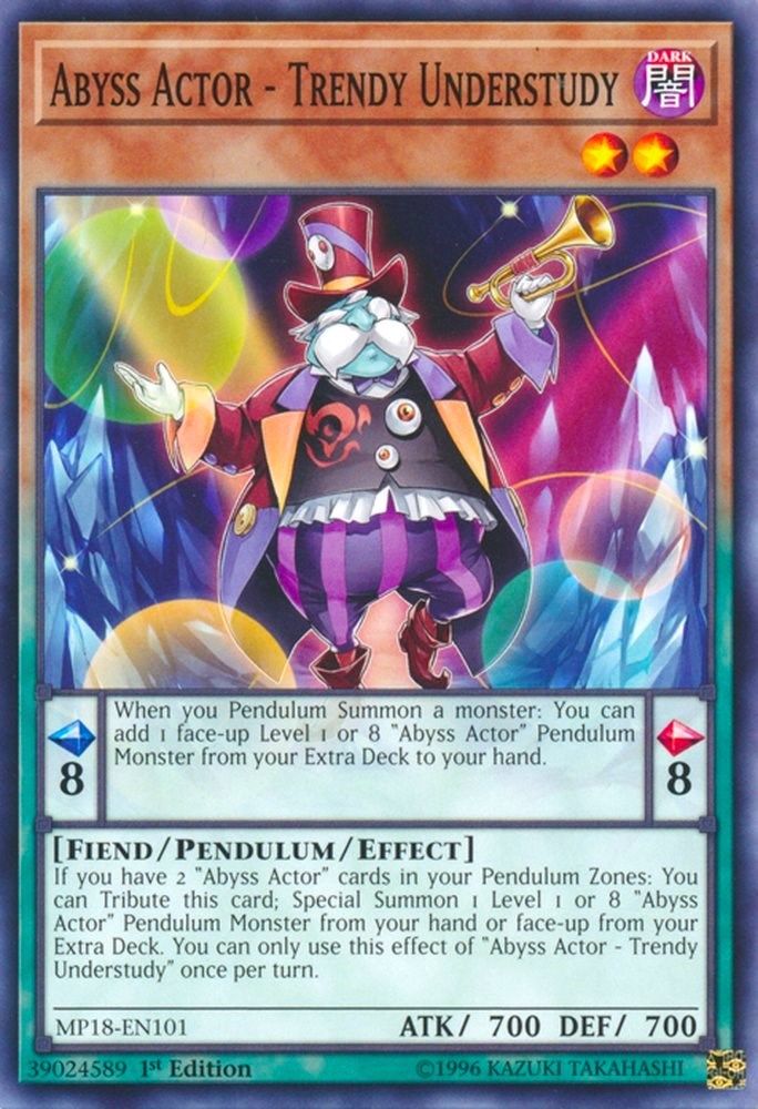 Abyss Actor - Trendy Understudy (MP18-EN101) - Common