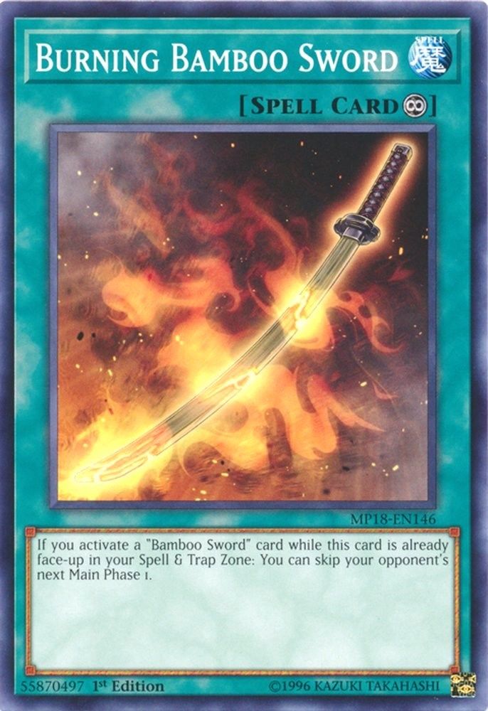Burning Bamboo Sword (MP18-EN146) - Common