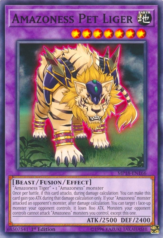 Amazoness Pet Liger (MP18-EN166) - Common