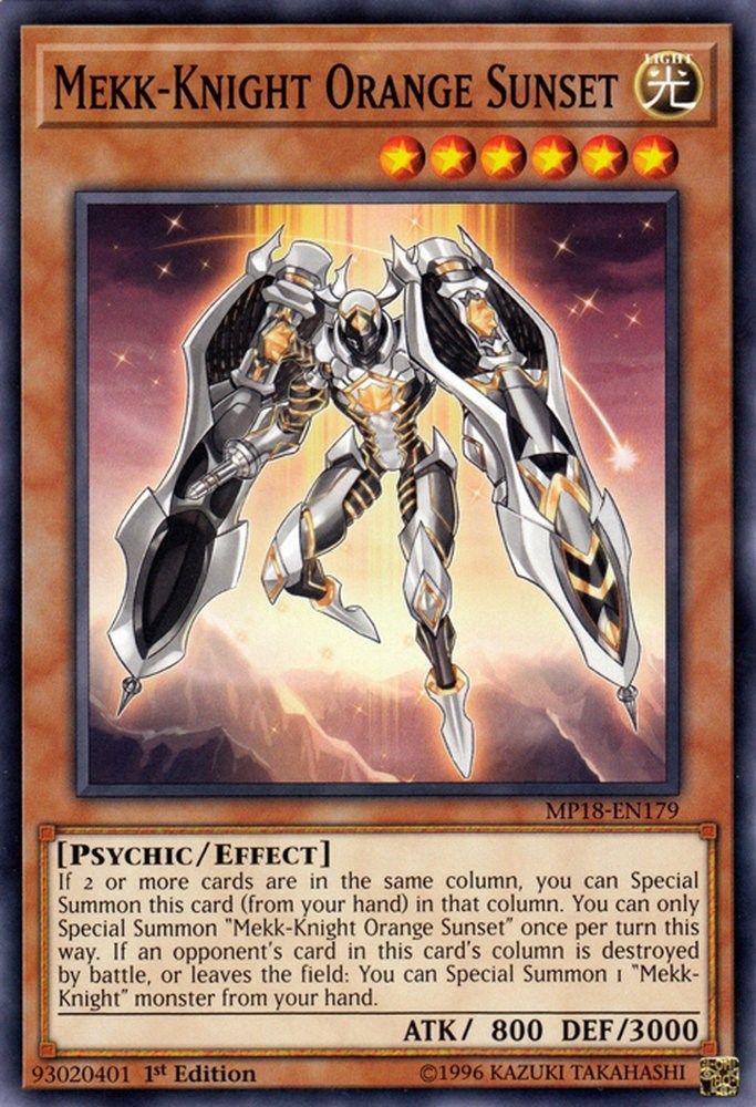 Mekk-Knight Coucher de soleil orange [MP18-EN179] Commun 