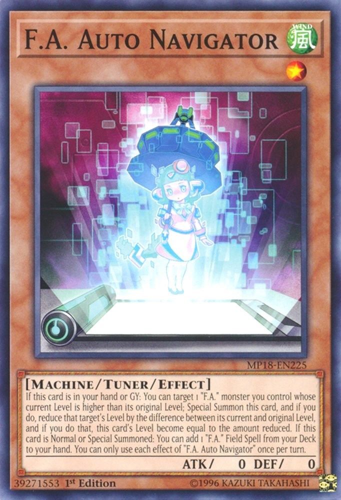 F.A. Auto Navigator (MP18-EN225) - Common