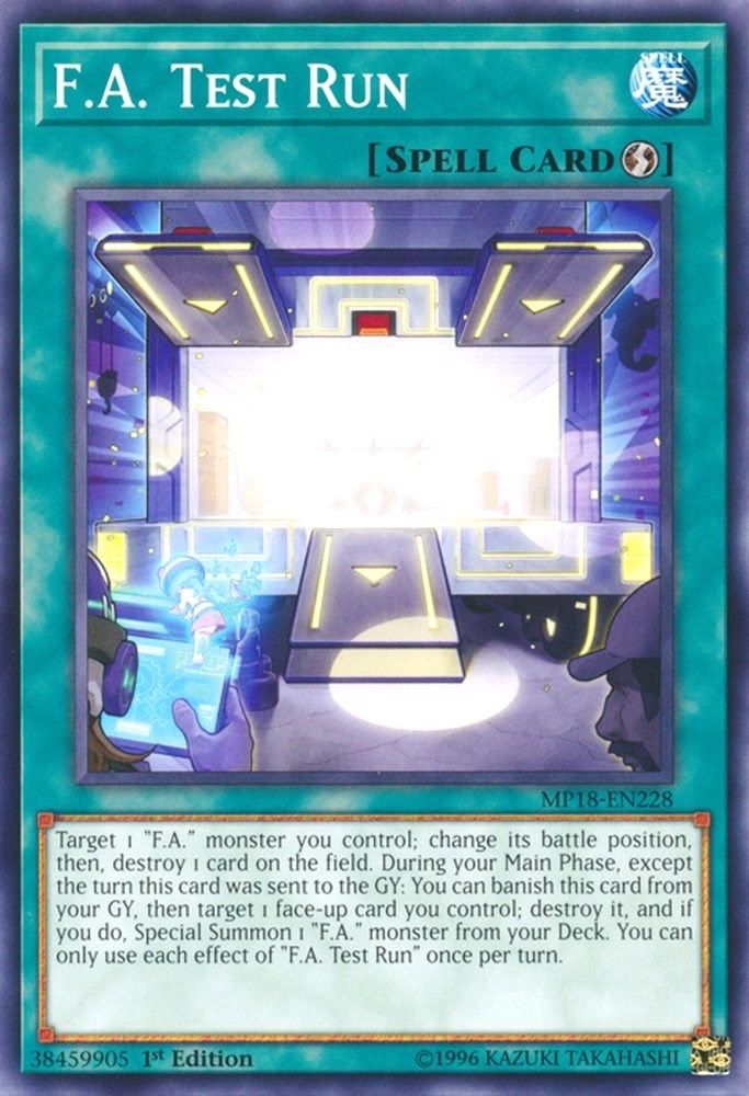 F.A. Test Run (MP18-EN228) - Common
