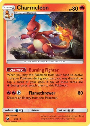 Charmeleon 002  - Uncommon