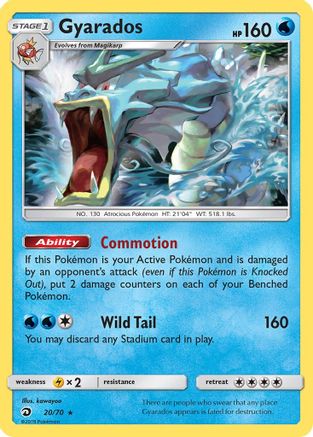 Gyarados 020  - Holofoil - Holo Rare