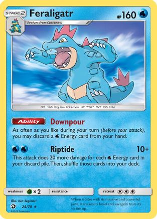 Feraligatr 024  - Holofoil - Holo Rare
