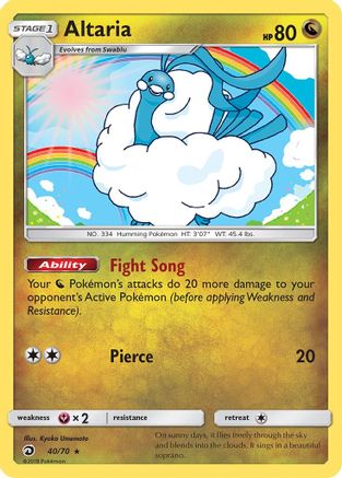 Altaria 040  - Holofoil - Holo Rare