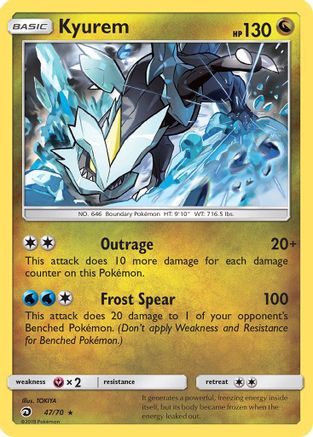 Kyurem 047  - Holofoil - Holo Rare