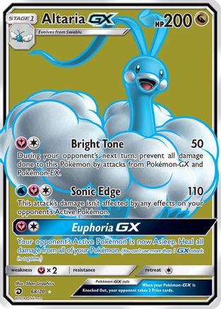 Altaria GX (Full Art)  - Holofoil - Ultra Rare