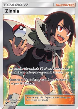 Zinnia (Full Art)  - Holofoil - Ultra Rare