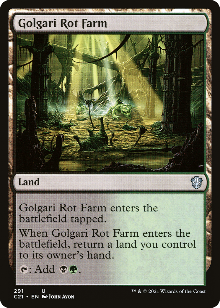 Ferme Golgari Rot [Commandant 2021] 