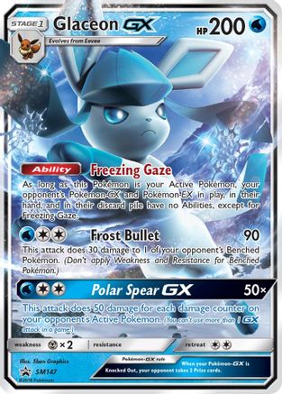 Glaceon GX SM147  - Holofoil - Promo