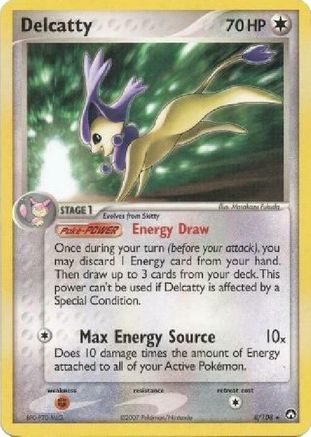 Delcatty - 8/108 (EX Power Keepers)/108  - Rare
