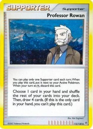 Professor Rowan (Cosmos Holo) 112/130  - Holofoil - Promo