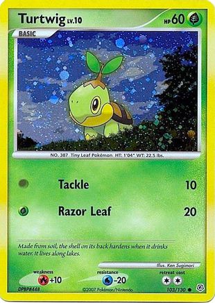 Turtwig - 103/130 (Cosmos Holofoil)/130  - Holofoil - Promo