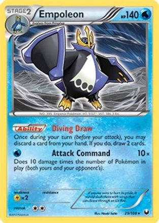 Empoléon (29/108) (Battle Arena Deck exclusif) (Thème Deck exclusif) [Noir et blanc : Dark Explorers] 