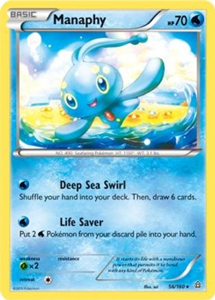 Manaphy - 56/160 (Battle Arena Deck Exclusive)/160  - Rare