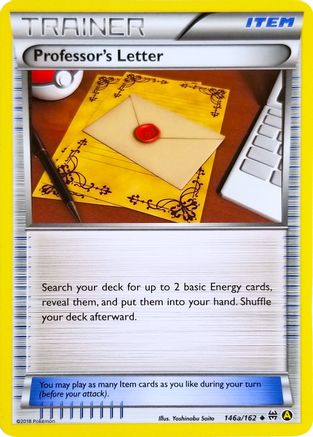 Professor's Letter - 146a/162/162  - Holofoil - Promo