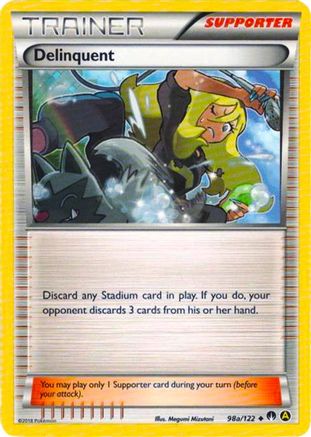 Delinquent - 98a/122/122  - Holofoil - Promo